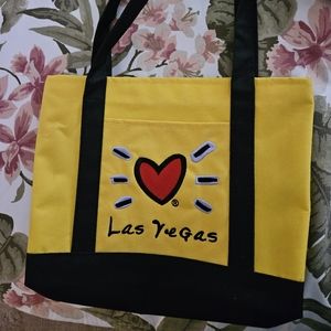 Las Vegas small yellow tote